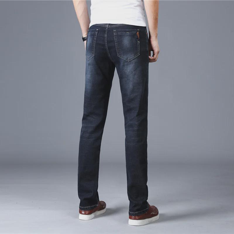 Nové pánské slim fit strečové džíny - Měkký styl s rovnými nohavicemi