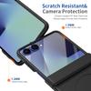 High Definition Magnetic Hinge PC Phone Case for Samsung Galaxy Z Flip 7 FE 6 5 4 With Tempered Film Anti Drop Masafe Cover