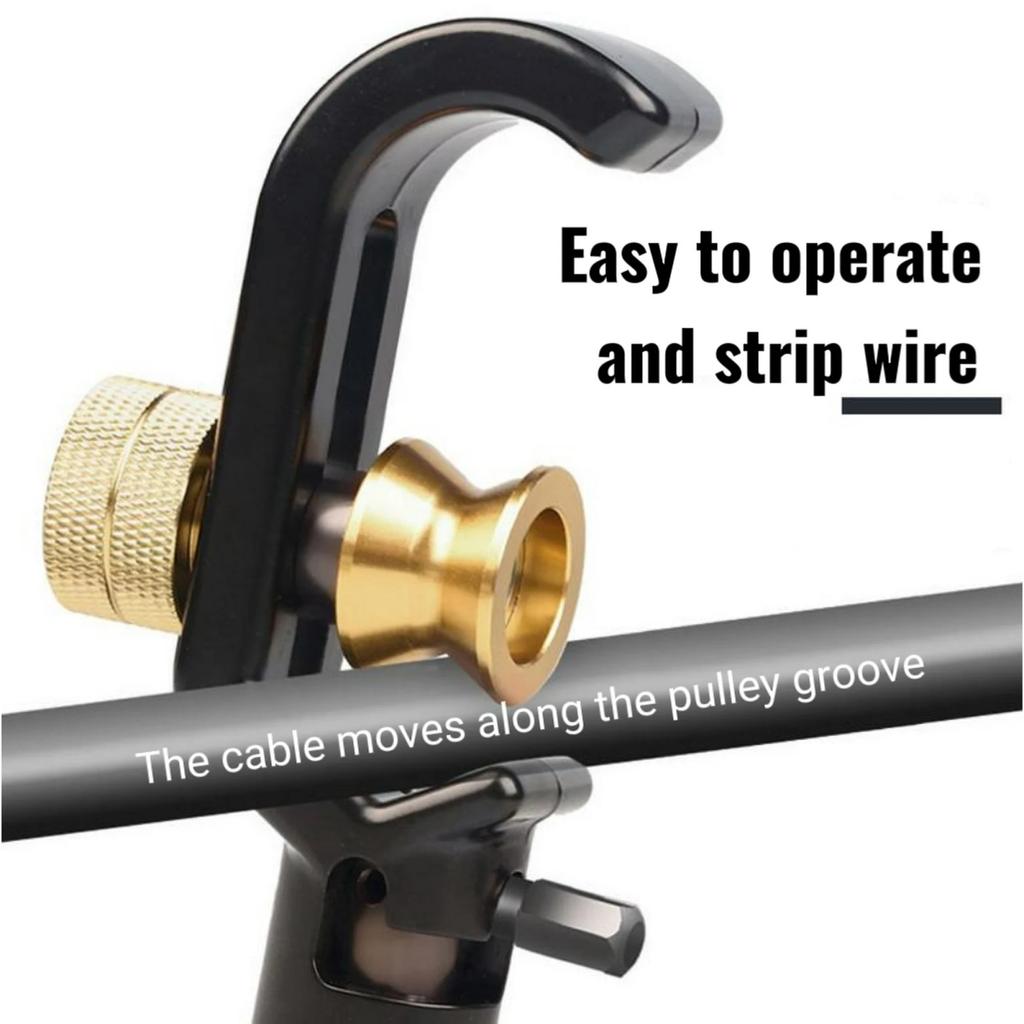 8-28mm Auto-Adjust Wire Stripper - Aircraft Aluminum Grip & 1-Second Cuts | Aluminum Alloy Wire Stripper Tool With No-Slip Handle