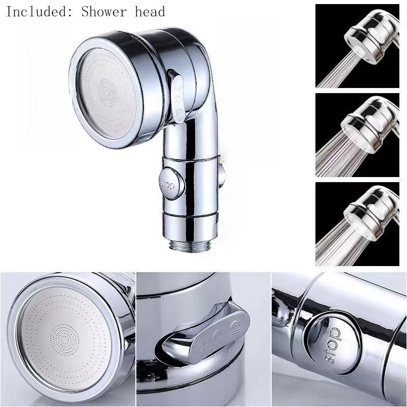 Pressure Boosting Hand Washing Shower Nozzle Group Shower Faucet Washbasin Sink External Shower Extender Bathroom