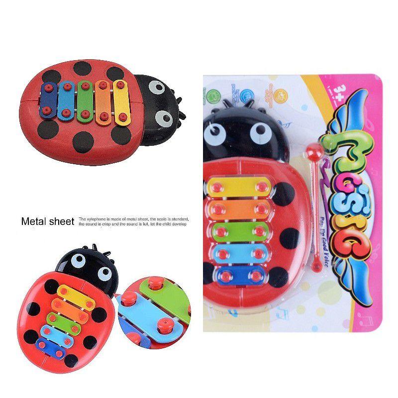 Children's Educational Insect Hand Playing Piano Musical Instrument Toy Early Music Cute Shape For Hand-eye Coordination Musical Talent