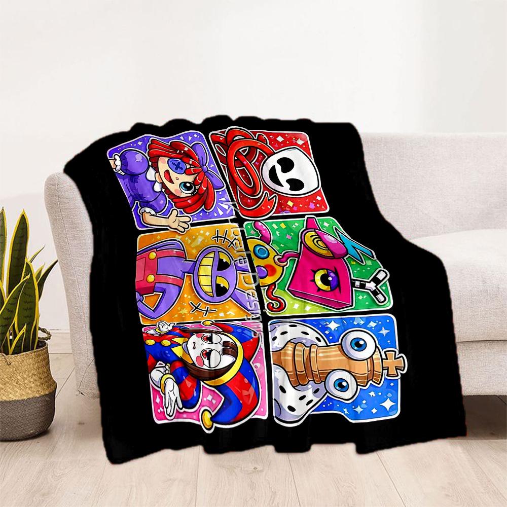 Digital Circus11 Blankets are suitable for living rooms,making them an ideal choice for outdoor travel and gifts.