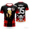 2026 Summer Japan One Piece Luffy Football Jersey Men T-shirt Football Special Jersey Adult Family Matching Quick-Drying T-shirt