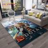 Tappeto HD Classici di Dota2 per Giocatori, Tappeto per Casa Soggiorno Camera da Letto Divano Zerbino Decorazione, Tappeto per Area Giochi Bambini Tappetino Antiscivolo