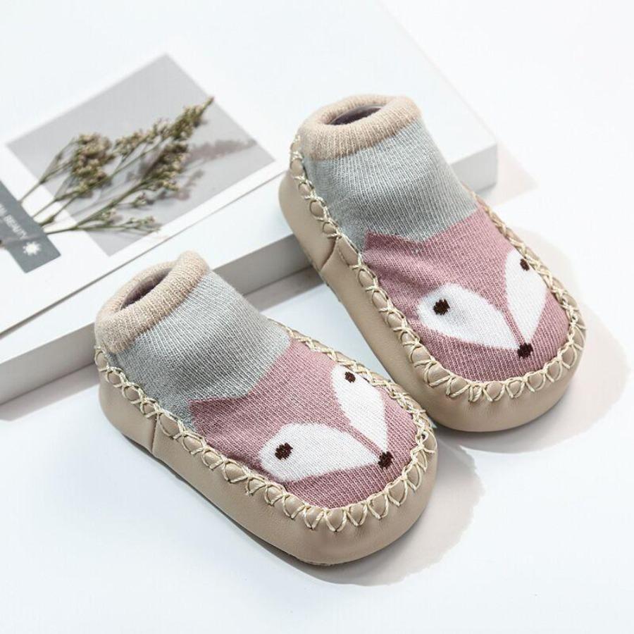 Baby Socks Slippers With Rubber Soles Girl Boy Infant Newborn Children Floor Socks Shoes Anti Slip Soft Sole Toddlers Indoor