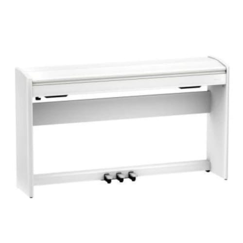 ROLAND F-701 Digital Piano (88-Key, Adjustable Height, White, White) with Standard Warranty and Soundproofing Mat. Assembly and Installation Included.