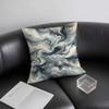 1pc Marble Pattern Pillow Case Fashion Square Pillowcase Bedroom Sofa Room Ins Decoration Leisure