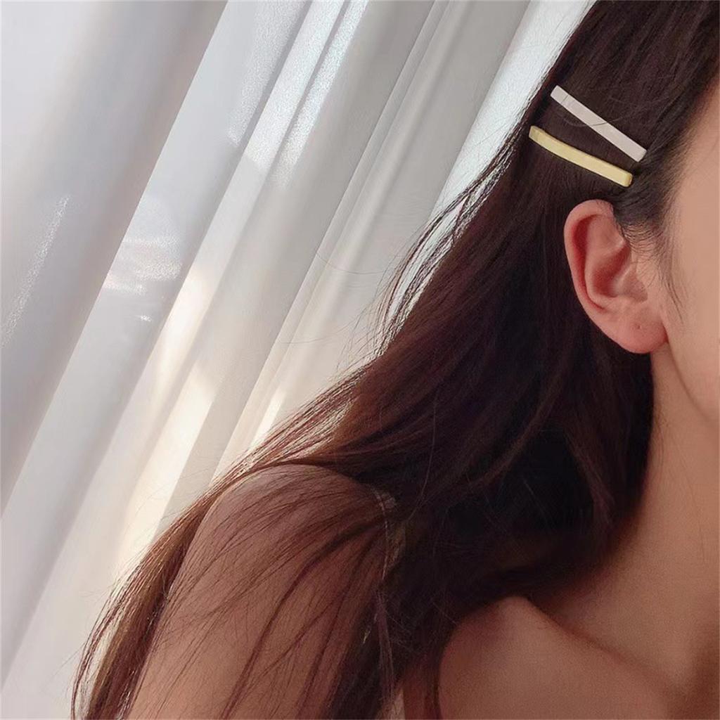 3 pezzi/set Barrettes in Acetato Semplici Oblunghe Geometriche Fermagli per Capelli Forcina Spille Laterali Carine Dolci Accessori per Capelli da Donna