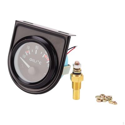 52mm 12V 50 °C Digitaalne Analoogne Elektriõli Temperatuuri Detektor Auto Mootorratas