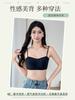 Ultra-thin beautiful back breathable rabbit ears heart-shaped steel-free half cup bra cover new big backless