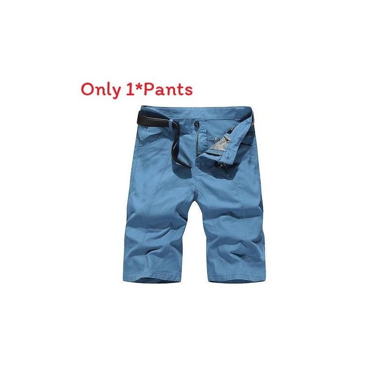Summer Mens Cargo Shorts With Bamboo Fiber For Casual Wear And Comfort