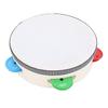 Schellentrommel für Kinder Erwachsene Handgehaltenes Musikalisches Pädagogisches Perkussionsinstrument 6 Zoll