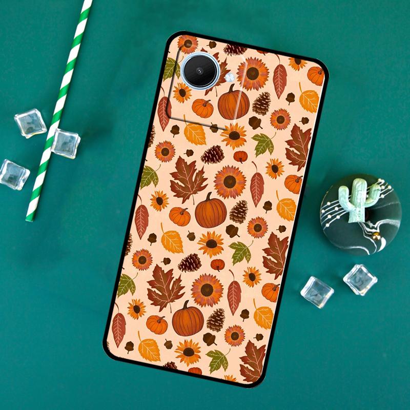 Autumn Pumpkins For Realme 15 Pro GT7 GT6 10 11 12 13 14 Pro Plus C55 C71 C67 C63 C61 C53 C35 C65 C75 Case