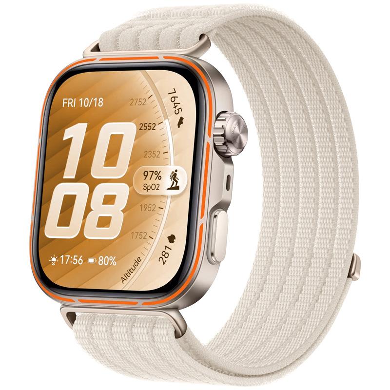 Pulseira de Laço Trançado de Nylon Para Huawei Watch Fit 5/Fit5 Pro Esportiva Confortável Respirável Pulseira de Pulso Para HUAWEI Fit 4Pro 4 3 Pulseira de Tecido