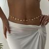 Boho Metal Starfish Shell Waist Chain for Women Summer Beach Sea Star Fish Sexy Belly Chain Bikini Party Vacation Jewelry Gifts