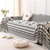 Chenille Sofabezug Stoff Sofahandtuch Minimalistischer Stil Einteiliger Vollbezug Ganzjährig Universal Wohnzimmer Staubdicht Sofadecke