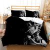3D Digital Printed Bedding Set, Black Skull Head Series Bedding Cover, Pillowcase, Duvet Cover, AU240 * 270, Extra Large Home Decoration