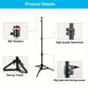 110cm adjustable projector stand - height adjustable, tripod with sturdy plastic connectors, suitable for installing cameras