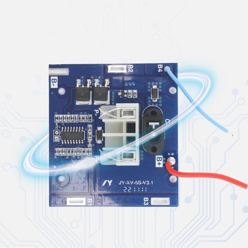 MXLA 21V Lithium Battery Protective Board Hand Electric Drill Lithium Battery Pack Protective Circuit Board Module Replace