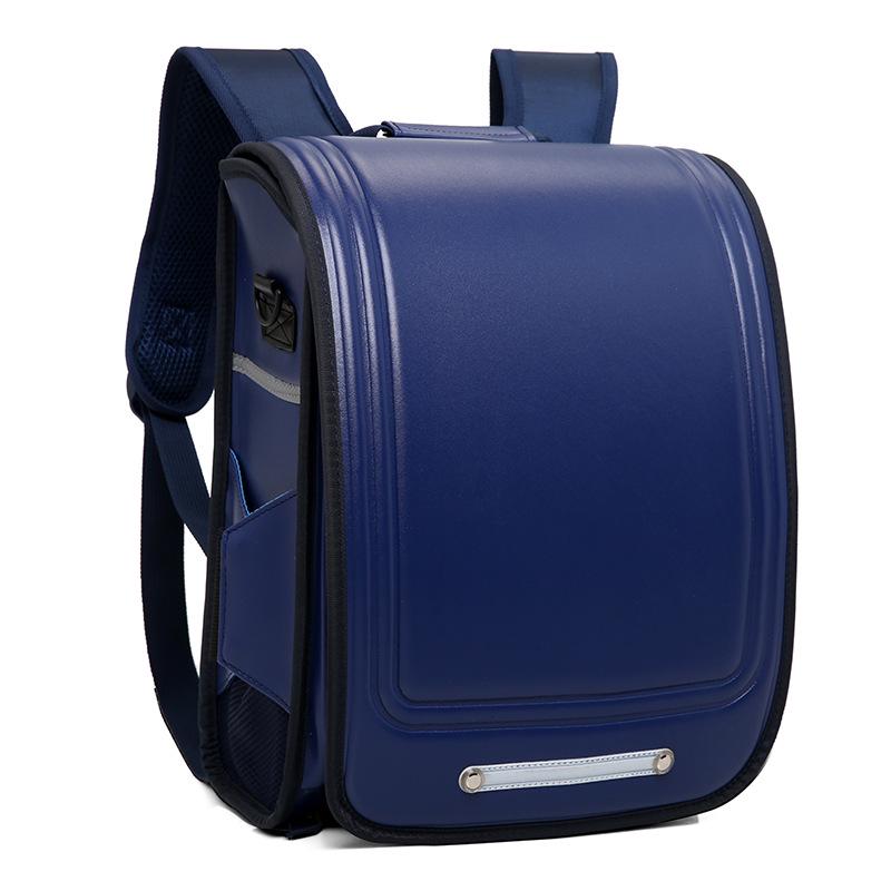 Children's Waterproof Backpack for Grades 1-6 – Japanese Style with Double Shoulder Spine Protection