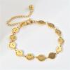 Fashion High-grade Stainless Steel Smiling Face Bracelet for Ladies, Jewelry Accessory