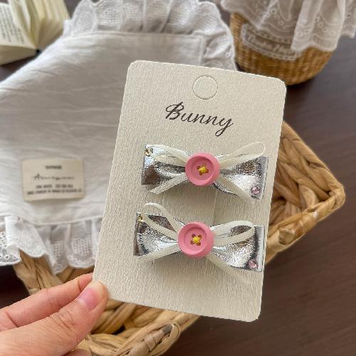 Cartoon Embroidery Children's Hairpin Cute Mushroom Girl Bangs Side Clip Hairpin Hair Clip Kids Hair Accessories Headwear