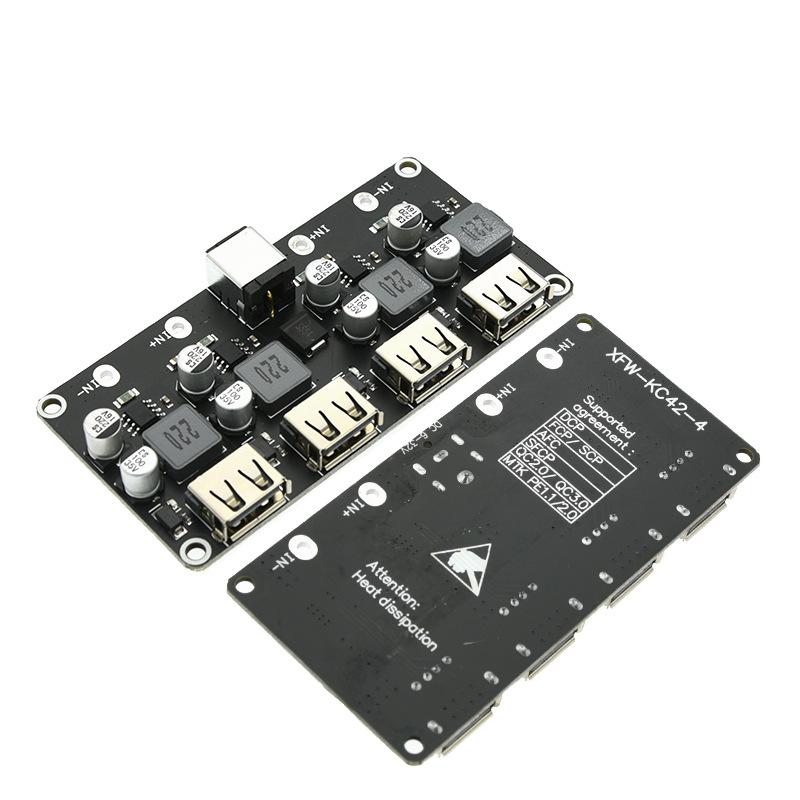 10/20/50/100Pcs DC-DC Step-Down ModuleQC2.0 QC3.0 Fast Charging USB Charging Board Compatible with iPhone, Huawei FCP