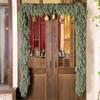 Festival Simulation Pine Needle Cypress Leaf Wire Rattan Door Hanging Wall