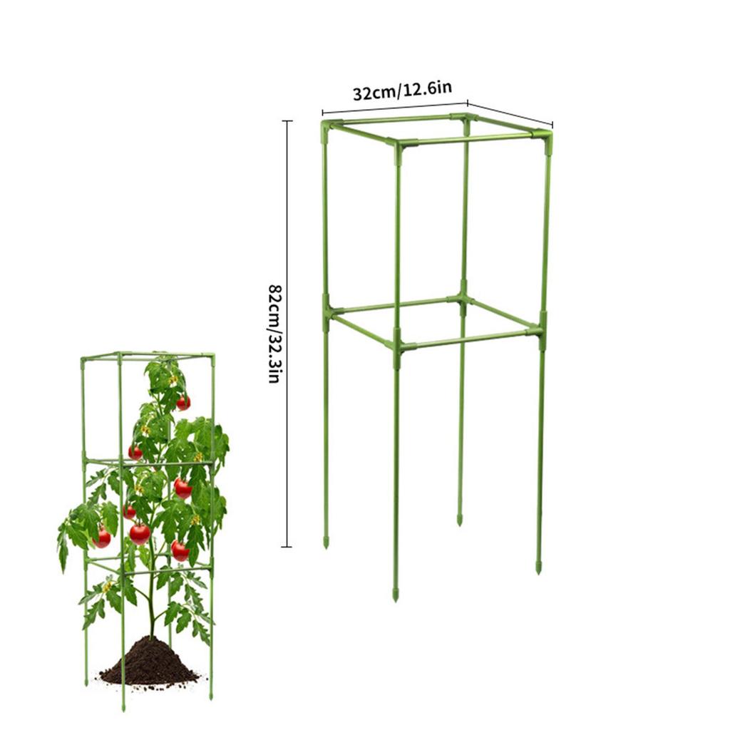 2 Pieces Sturdy for Climbing Vegetables, Flowers, Vines Square Garden Tomato Plant Support Trellis Multifunctional