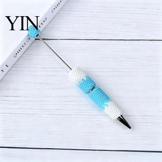 Giftable Beaded Pens DIY Beadable Pen, Colorful Fancy Crafting Ballpoint Office Stationery Supplies Gift for Students, Party Favors, Creative