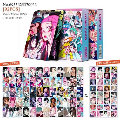 La dernière carte po anime ALIENSTAGE 92 PIÈCES, mini sticker ALIENSTAGE, carte LOMO auto-imprimée pour
