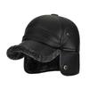 ZHENYUEQI Men's Winter Warm Leather Earflap Hat
