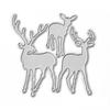 Christmas Deer Stencil Metal Cutting Dies DIY Scrapbooking Album Craft Decor