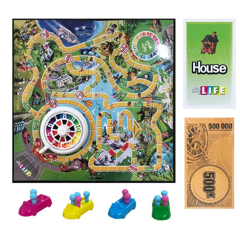 The Game Of Life English Card Deck Interactive Family Game For Game Night