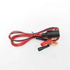 12V Car Battery Terminal Clamp Clip Cigarette Lighter Power Socket Adaptor Camping Battery Pump Power Adapter Splitter Car-styl