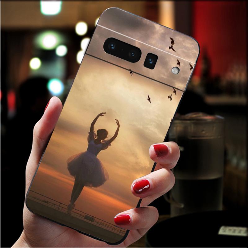 Phone Case For Google Pixel 10 Pro XL 9 Pro XL 9A 8 7 6 Pro Pixel 8A 7A 6A Pixel 8 7 6 5 Ballerina Dance Ballet Girl