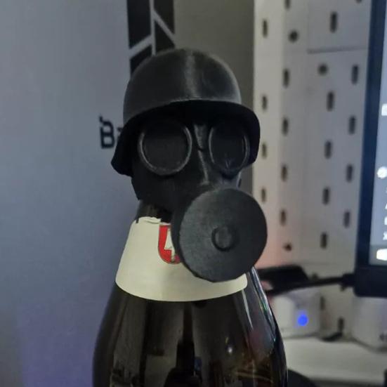 Zátka na pivní láhev Zátka na víno Vtipný 3D tisk Ochrana plynu Víno pro pivní láhve Jedinečný dárek pro milovníky piva