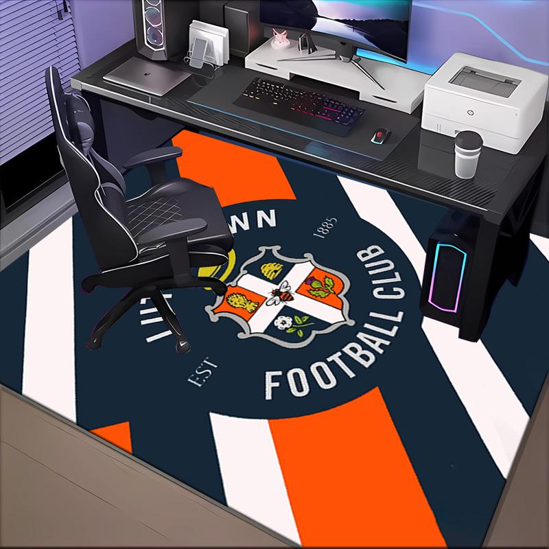 Town Football Club Printed Office Carpet Chair Cushion Entryway Rug, Rugs for Living Room, Bedroom Christmas gifts