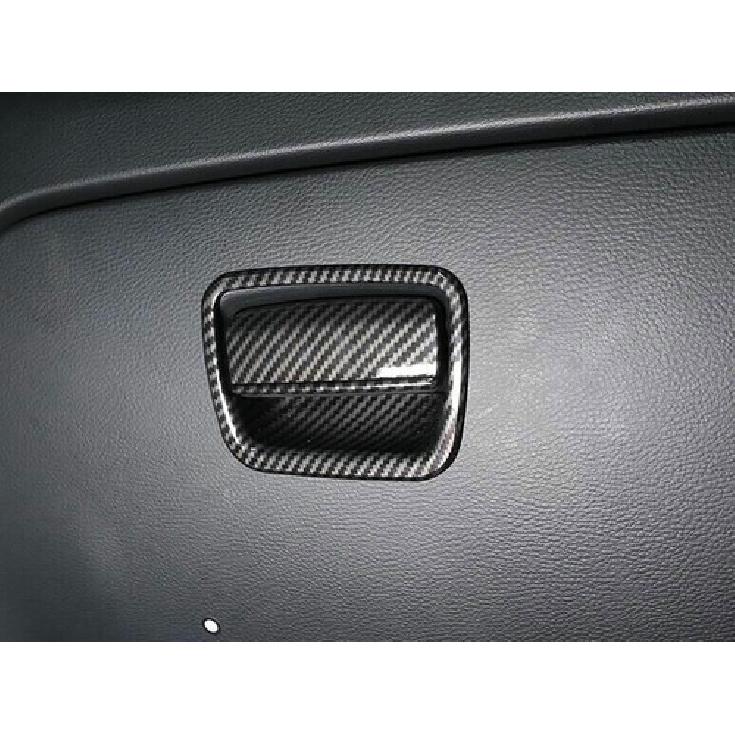 Carbon Fiber 2010-2015 For BMW X1 E84 Panel Trim Car Co-Pilot Storage Box Handle