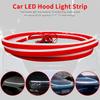 71 Inch Car LED Hood Light Strip Universal 12V Flexible Waterproof Daytime Running Lights Car Dynamic Scan Start-Up Under Hood Light Strip Compatible