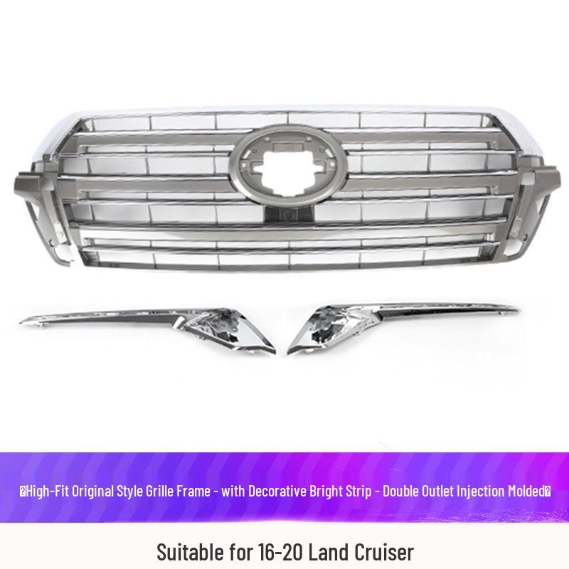 Fits 2008-2021 Land Cruiser: Sport GT Center Grille Trim & Frame