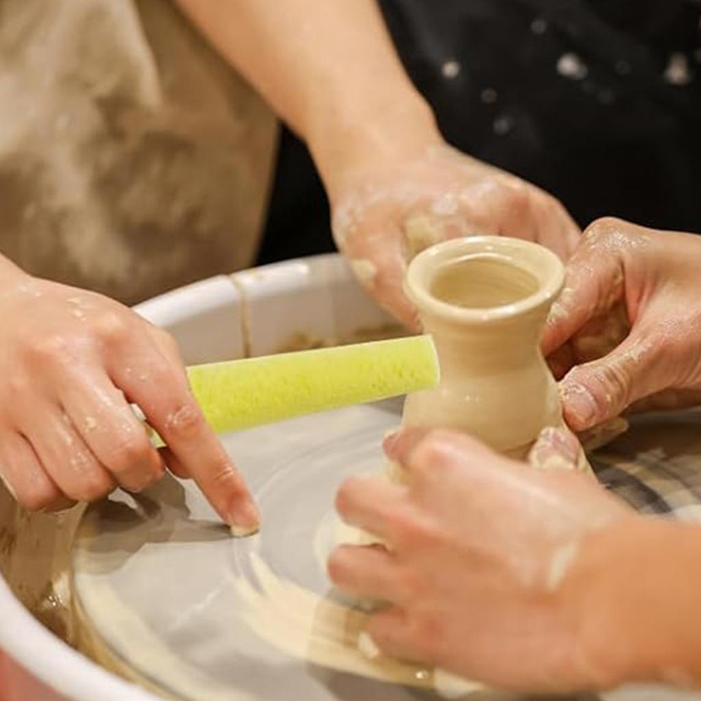 Clay Pottery Sponge Texturing and Sculpting Clay Sculpture Making Shaping and Carving Ceramic Tool Ceramic Throwing Stick