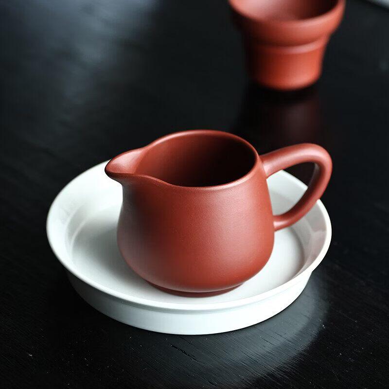 Zisha Purple Clay Tea Fair Cups and Strainers