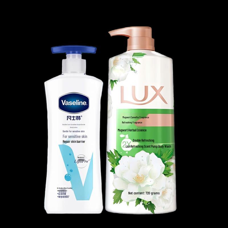 Vaseline Sensitive Skin Body Lotion & Shower Gel Set