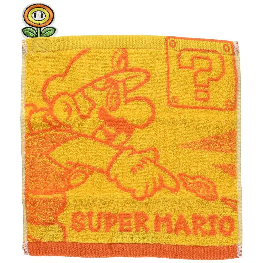 Marushin Hand Towel Nintendo Mario 2525cm Fire Flower Cotton 100