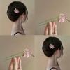 Horquilla en forma de U Flor Acrílica Palo para el Cabello Palillos Chinos Pinzas para el Cabello Chinas Tocado de Boda Joyería Accesorios para el Cabello