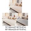 Weaving Pattern Crystal Velvet Sofa Cushion Warm Wearproof Sofa Seat Cover Cloth Nordic Style Non-Slip Sofa Towel Living Room