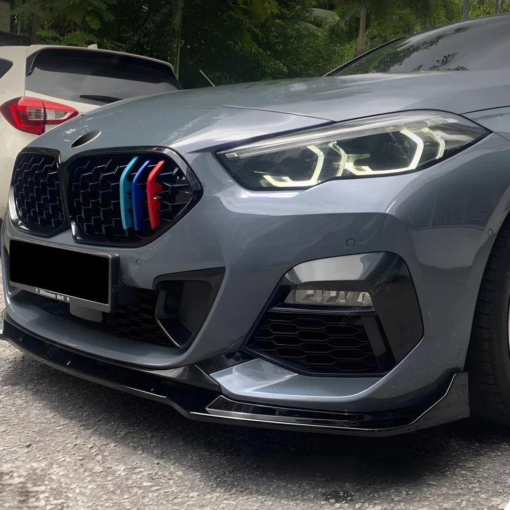 Car Front Bumper Spoiler Lip Splitter Diffuser For BMW 2 Series F44 218i 220i M235i 216d 218d 220d Gran Coupe M Sport 2020-2024