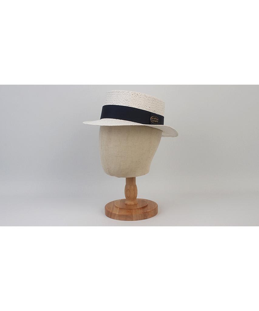 NEIB Line White Short Panama Hat