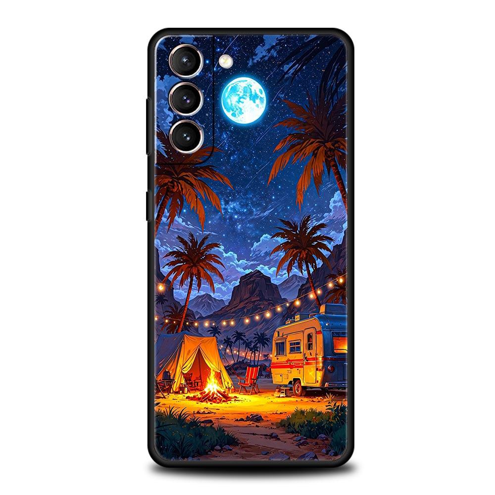 

Чехол для телефона с изображением пейзажа для Samsung Galaxy S24 S23 S22 S20 Ultra S21 FE 5G S10 S9 Plus S10E S8 Мягкий силиконовый чехол Samsung S10 Plus